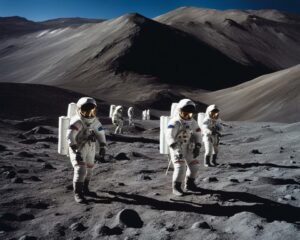 missões tripuladas à lua