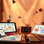Aplicativos de IA que transformam rabiscos em artes digitais