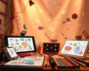 Aplicativos de IA que transformam rabiscos em artes digitais