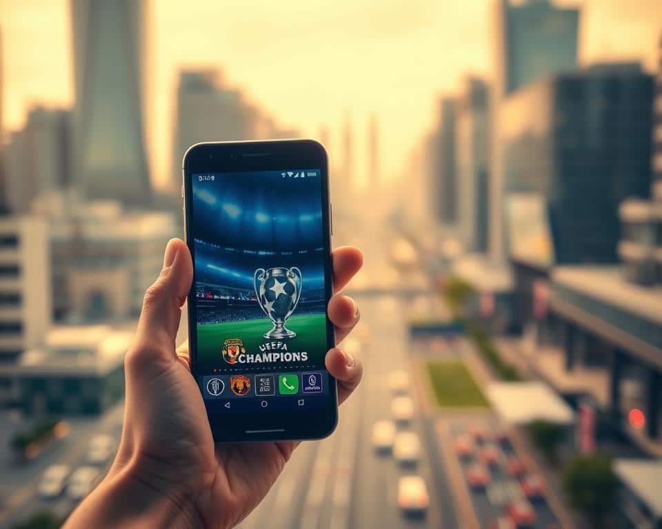 Streaming de Champions League no celular