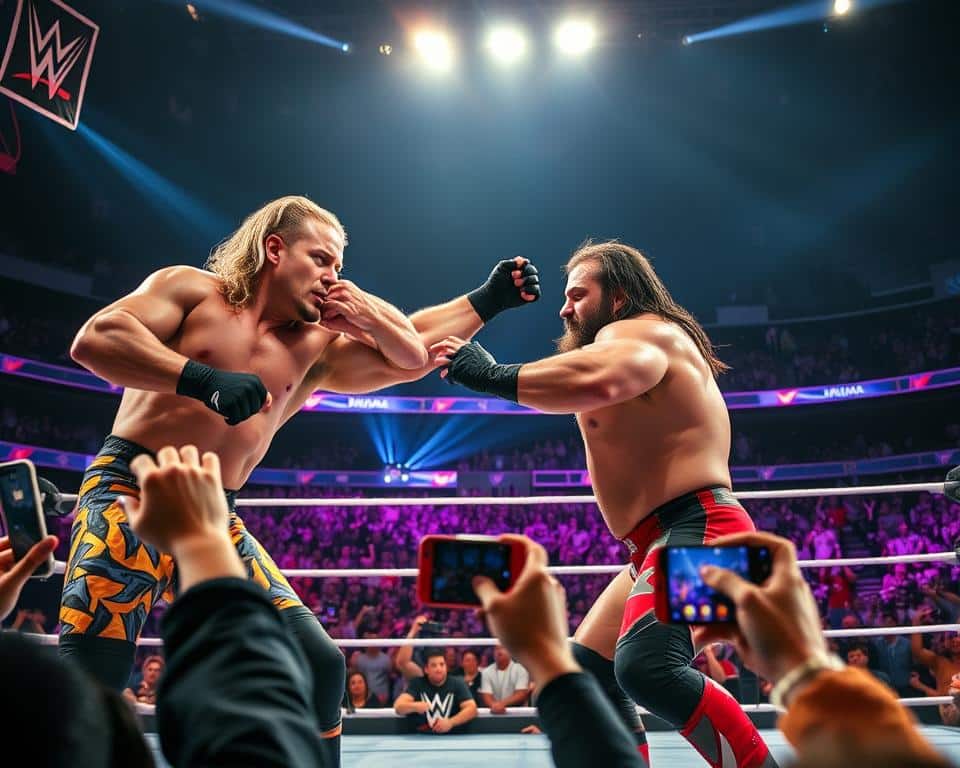 Lutas WWE mobile combates ao vivo