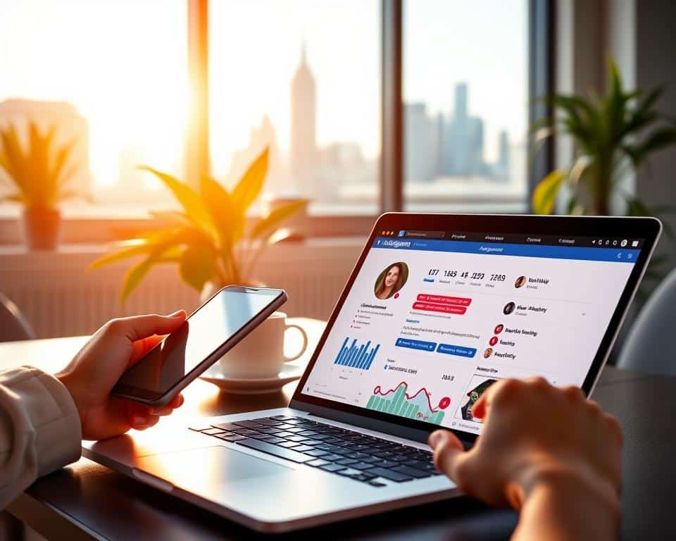 Análise de perfil Instagram