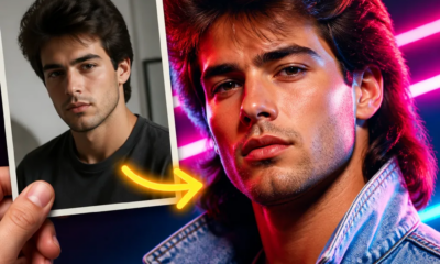 Transforme sua foto no estilo dos anos 80